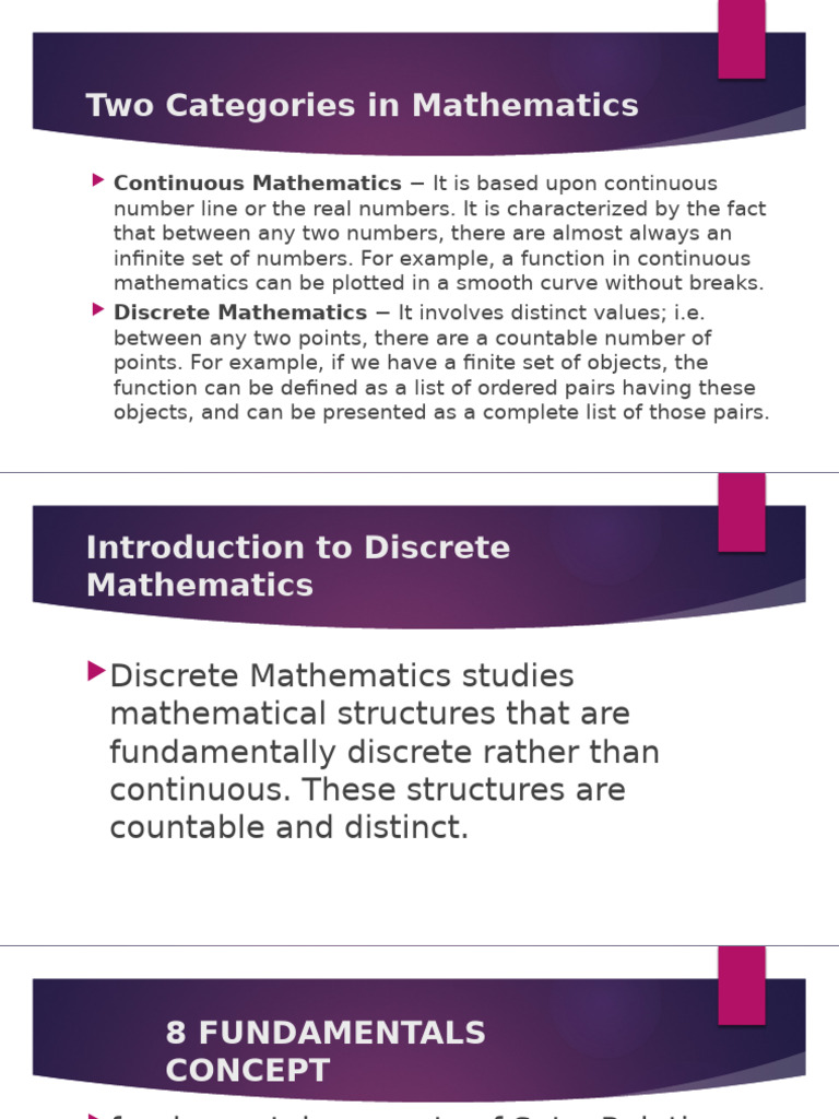 Introduction to Discrete Mathematics | PDF | Set (Mathematics ...
