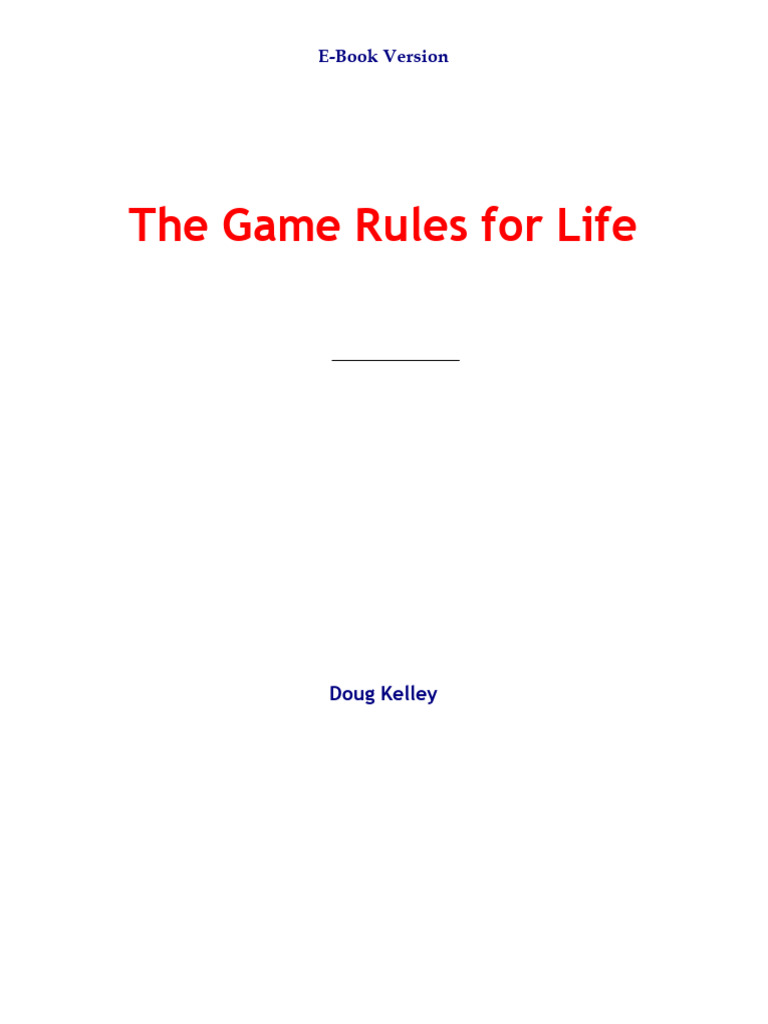 Game rules 4 life pdf free will meaning of life