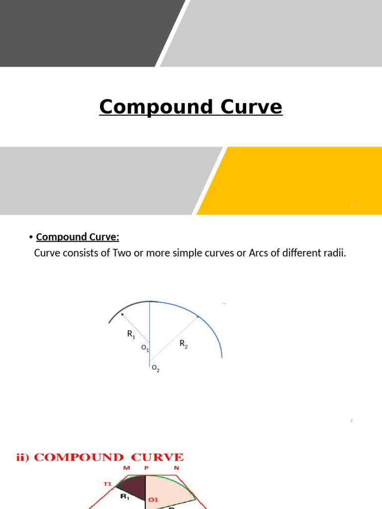Compound Curve L27-30 | PDF | Trigonometric Functions | Tangent