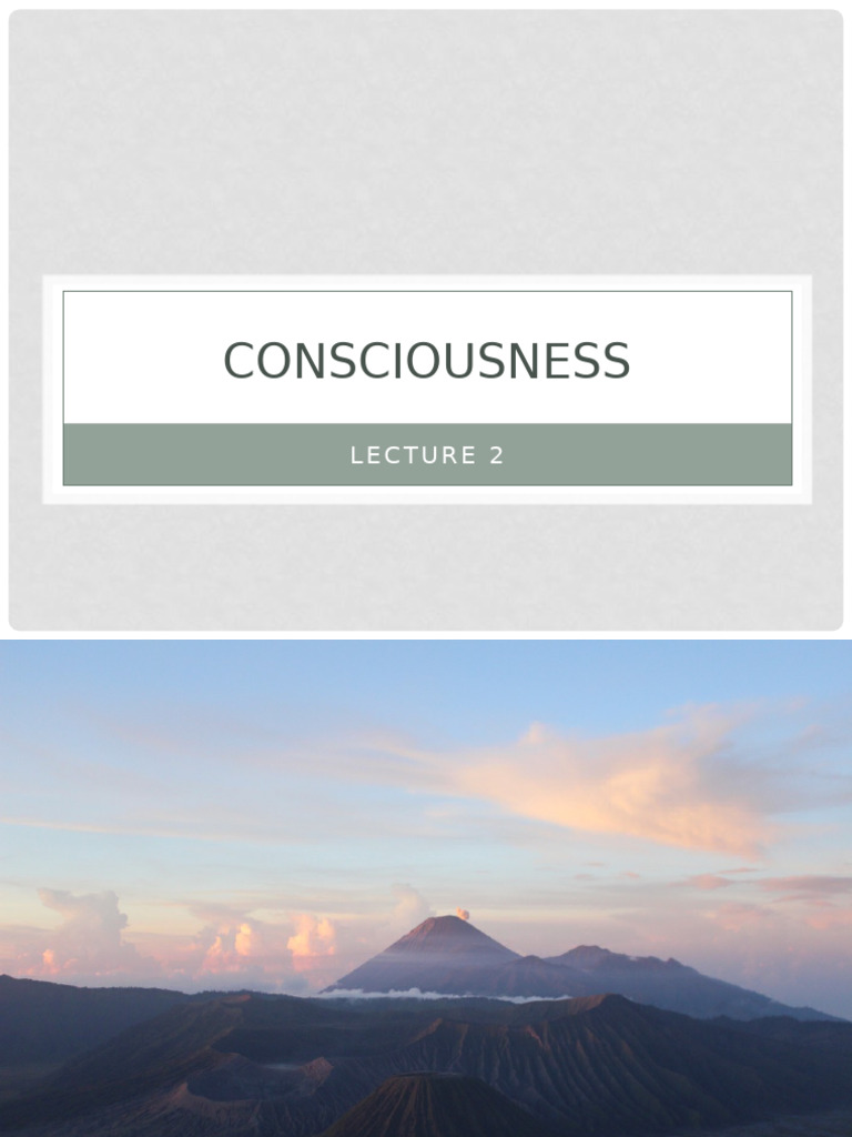 Lecture 2 Consciousness Nature Nurture Pdf Nature Versus