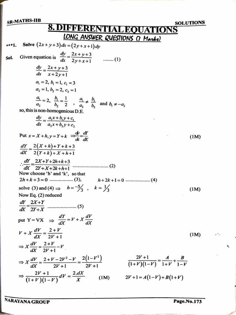 Differential Equations | PDF