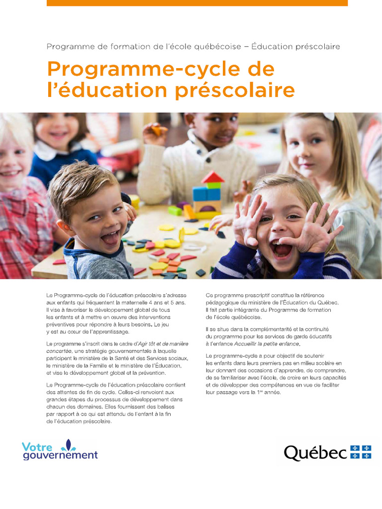 2 SYNTH SE Programme cycle Pr scolaire 2021 2022 PDF
