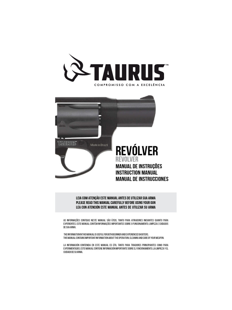 Manual de Operação e Segurança de Armas | PDF | Revólver | Projéteis