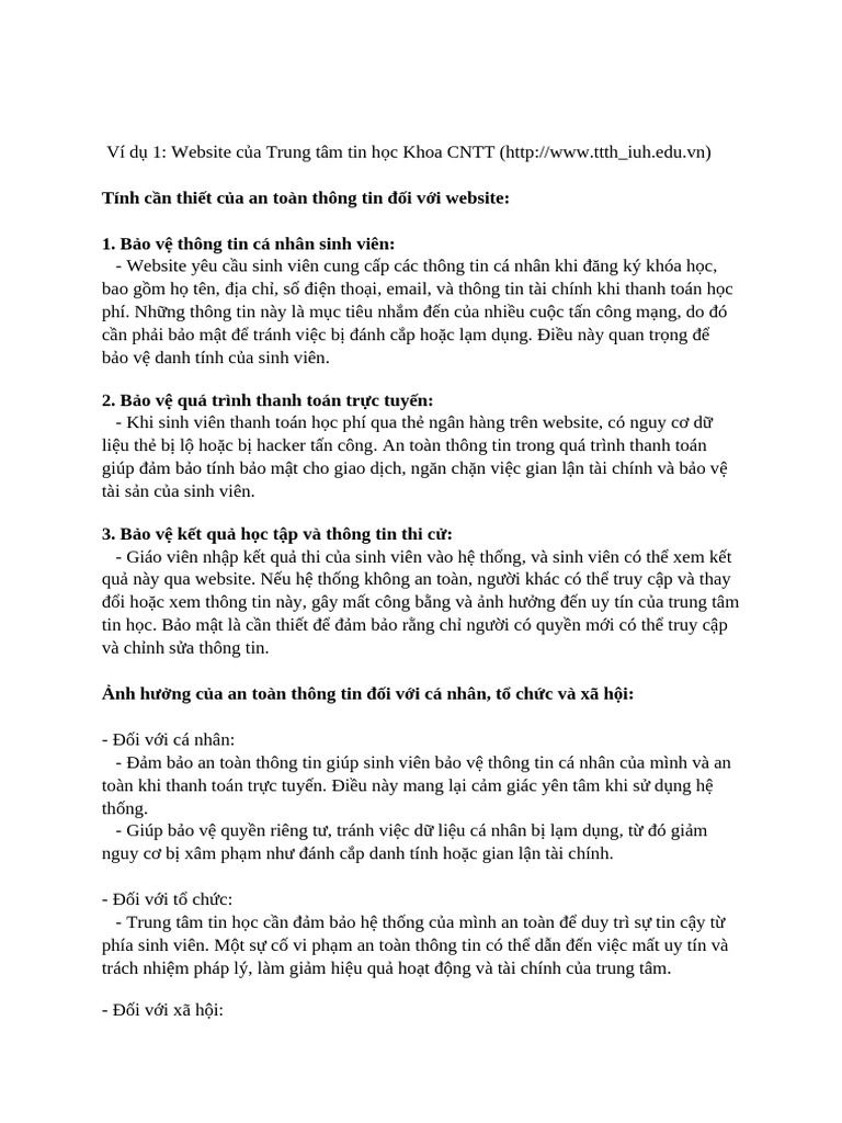 Tài liệu ATTT | PDF
