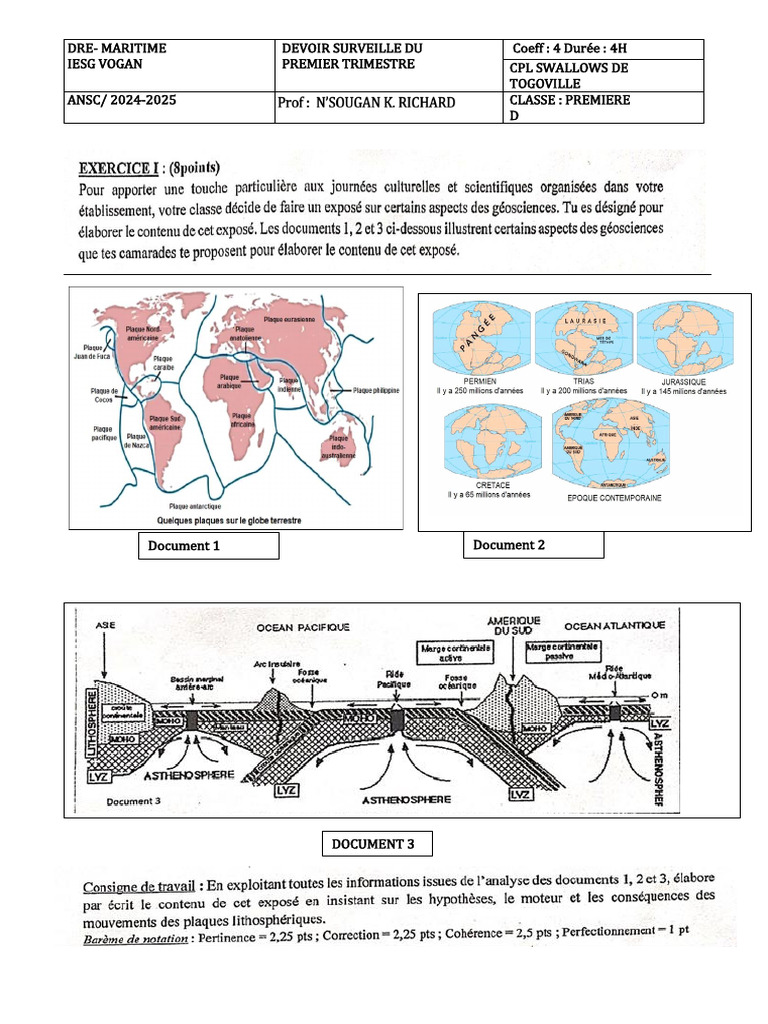 Géologie et formations du Togo | PDF | Géologie | Sciences de la terre