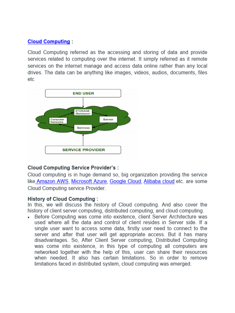 Cloud 1 unit notes 1 pdf cloud computing parallel computing