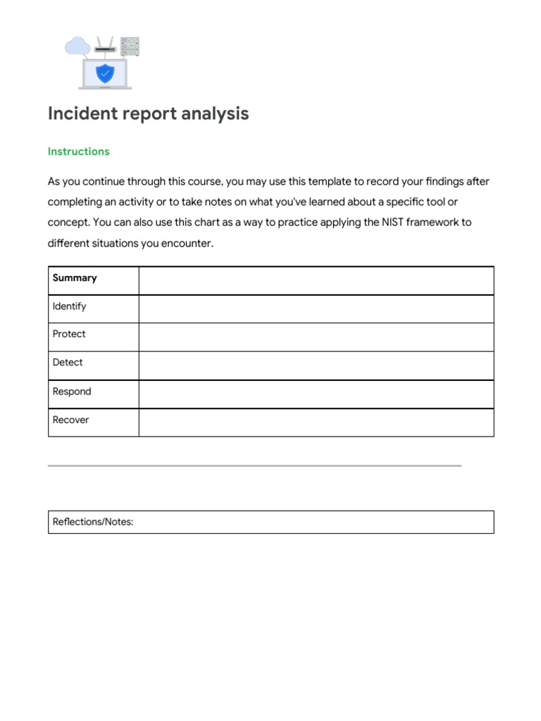 Cybersecurity Incident Analysis | PDF