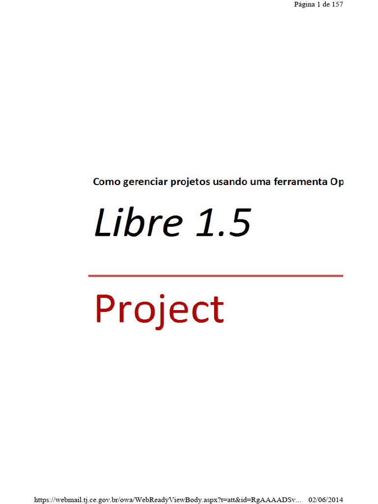 Gerenciamento de Projetos com ProjectLibre | PDF | Código aberto ...