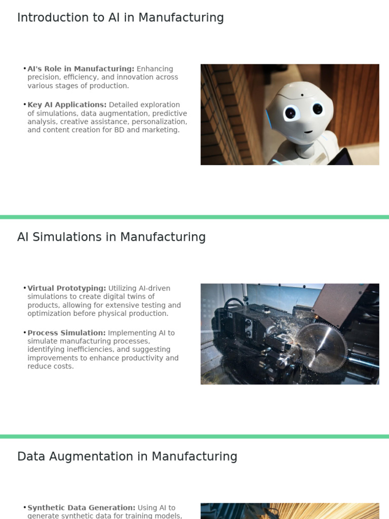 AI in Manufacturing Industry | PDF | Artificial Intelligence ...