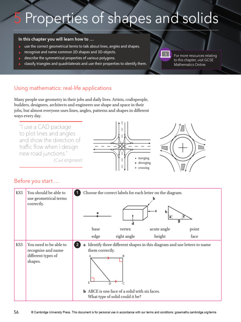 ch5 H OCR GCSE MATHS | PDF | Triangle | Shape