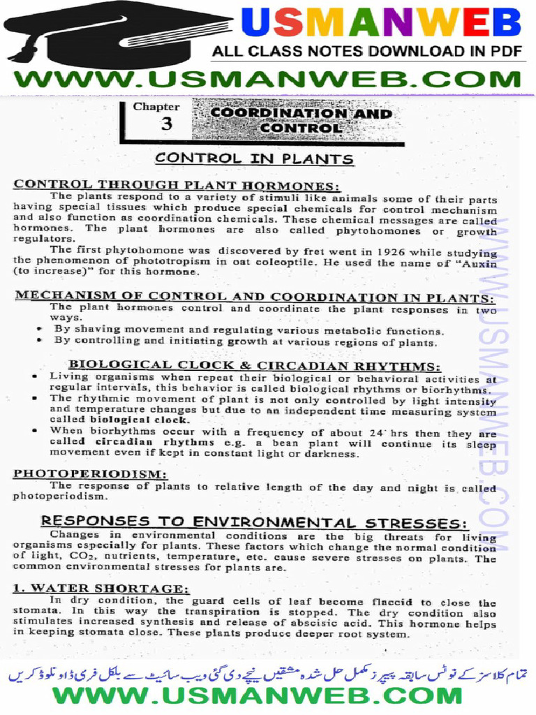 12th Biology CH 3 Notes 3 | PDF