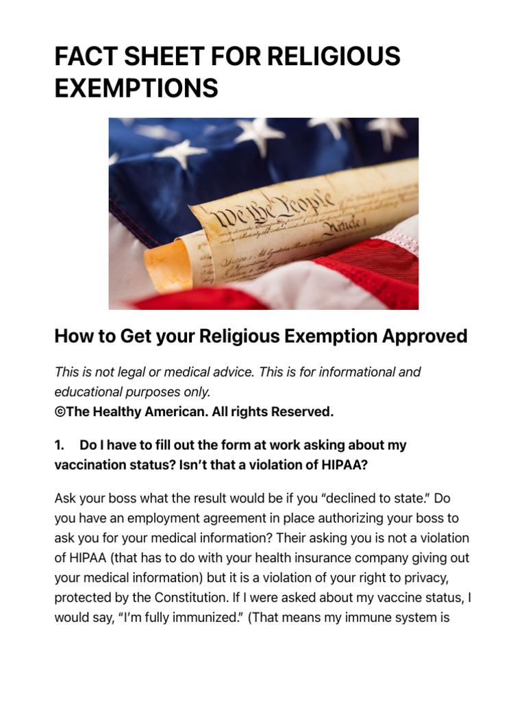 How_to_get_a_religious_exemption_for_employer_or_college_—_THE_HEALTHY ...