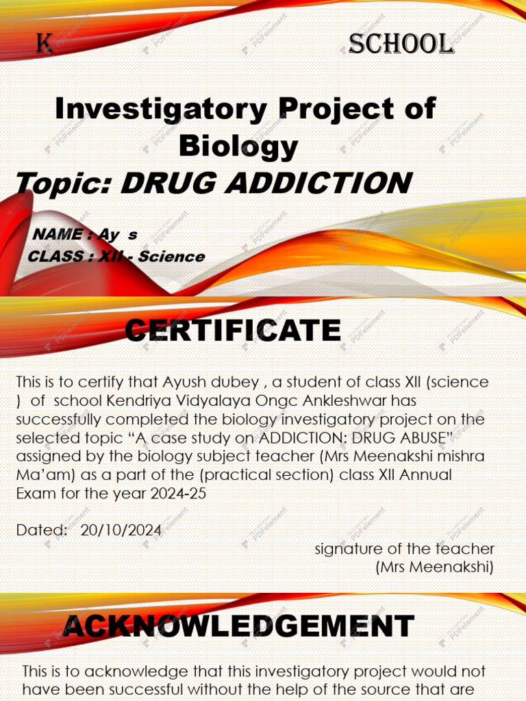 Case Study on Drug Addiction | PDF | Cocaine | Crack Cocaine