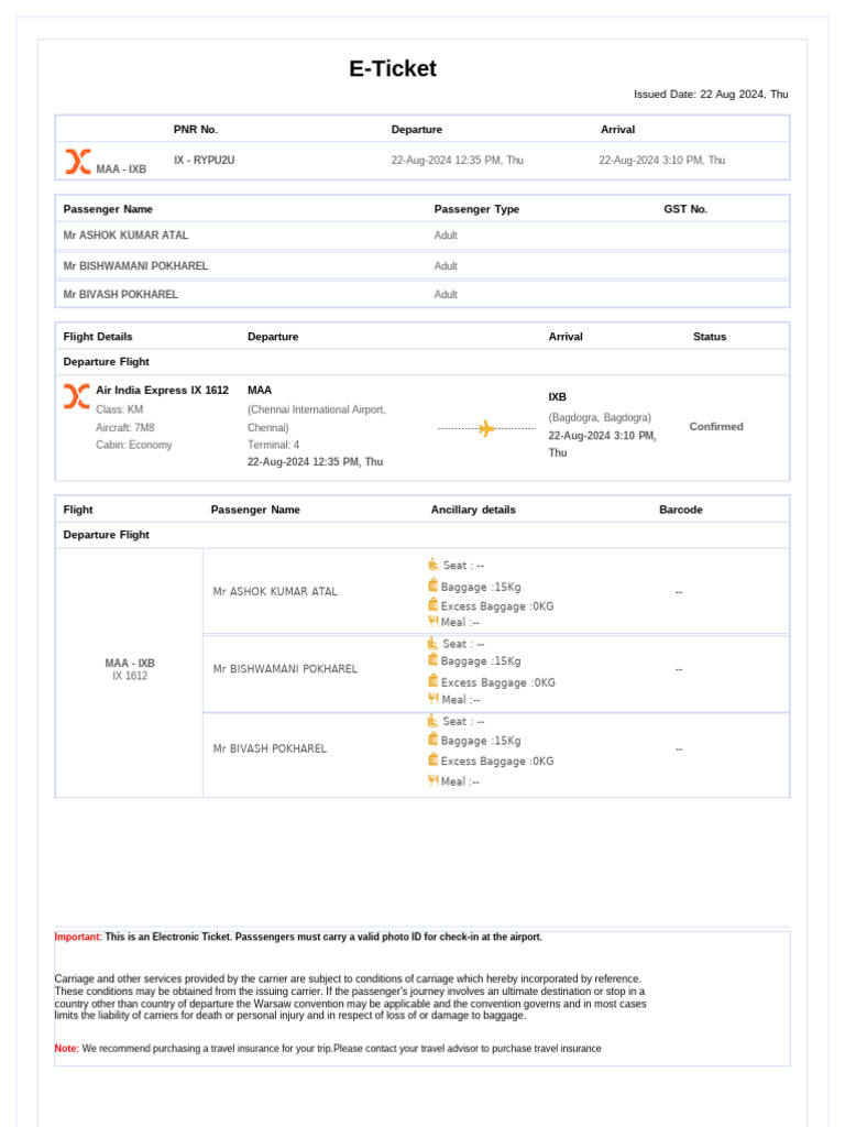 IX 1612 Flight Details and Status | PDF | Baggage | Aviation