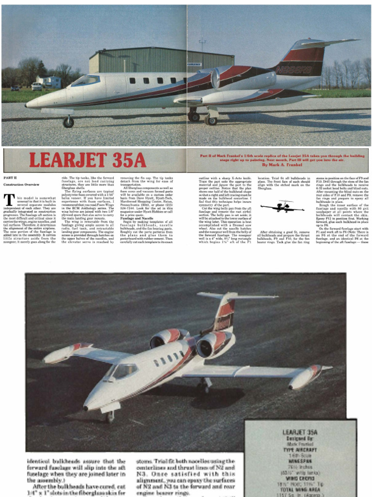 Learjet 35A Article 2 | PDF