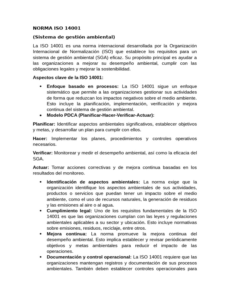 Implementación de ISO 14001 en Autocinemas | PDF | Residuos | Gestión ...