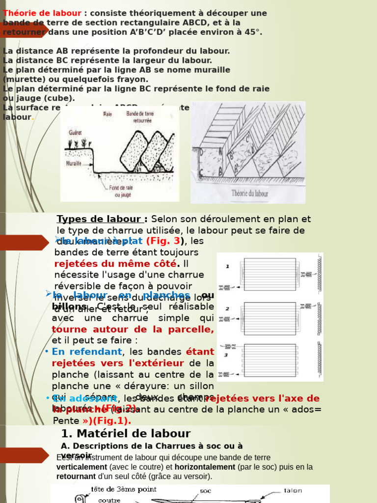 Théorie du labour en planche et charrue | PDF | Charrue | Machinisme ...