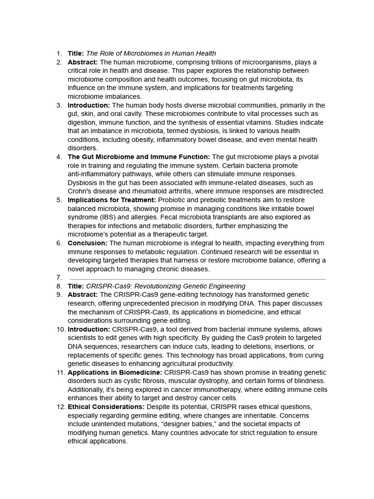 Title - The Role of DNA Repair Mechanisms in Preventing Cancer 23 | PDF ...