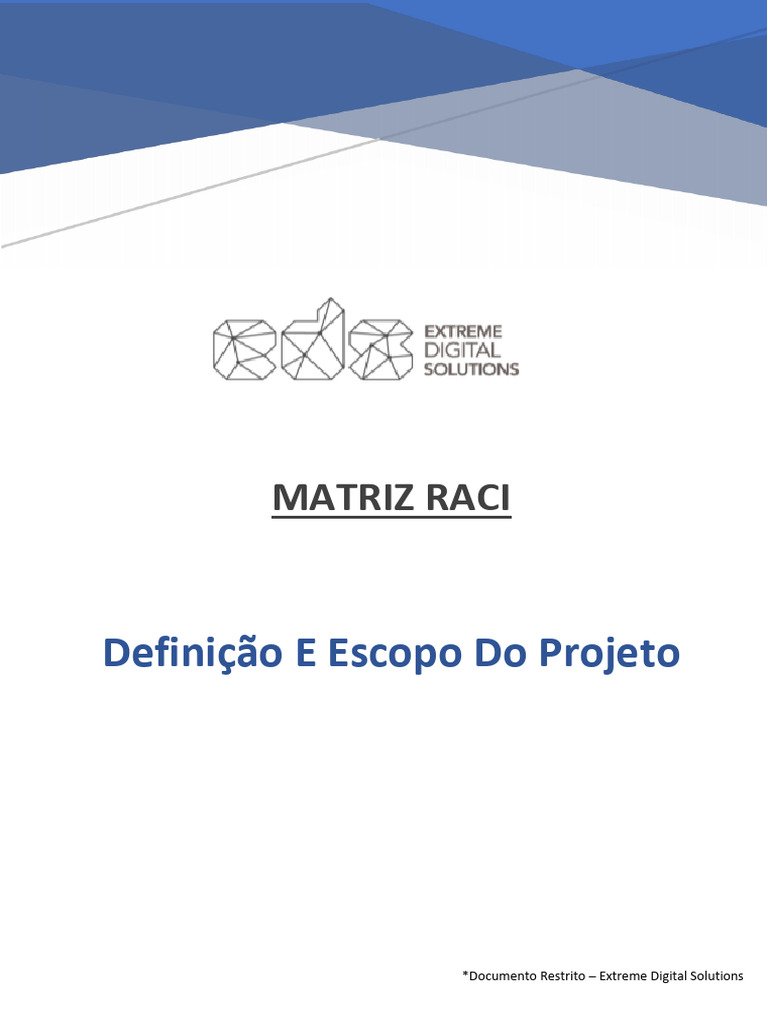 Matriz RACI para Gerenciamento de Projetos | PDF | Marketing ...