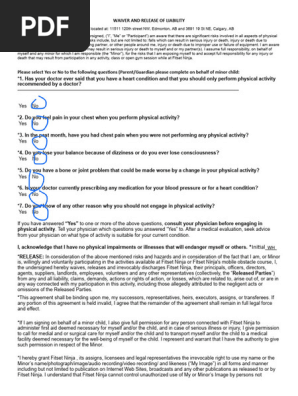 Fitset Ninja - WAIVER AND RELEASE OF LIABILITY 2