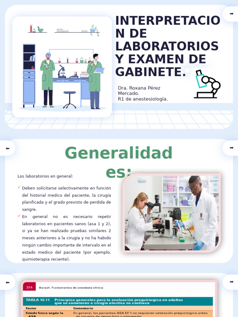 Laboratorios y Exámenes Preoperatorios | PDF | Coagulación | Sangre