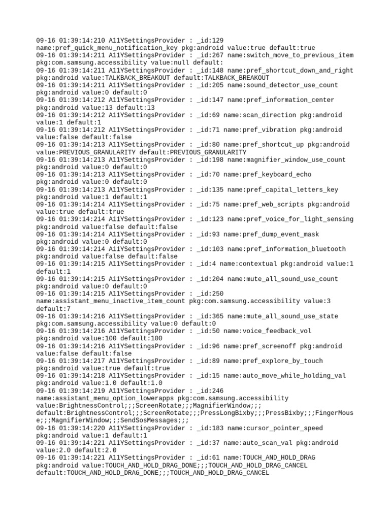 Accessibility Settings Log | PDF | Tablet Computer | Mobile ...
