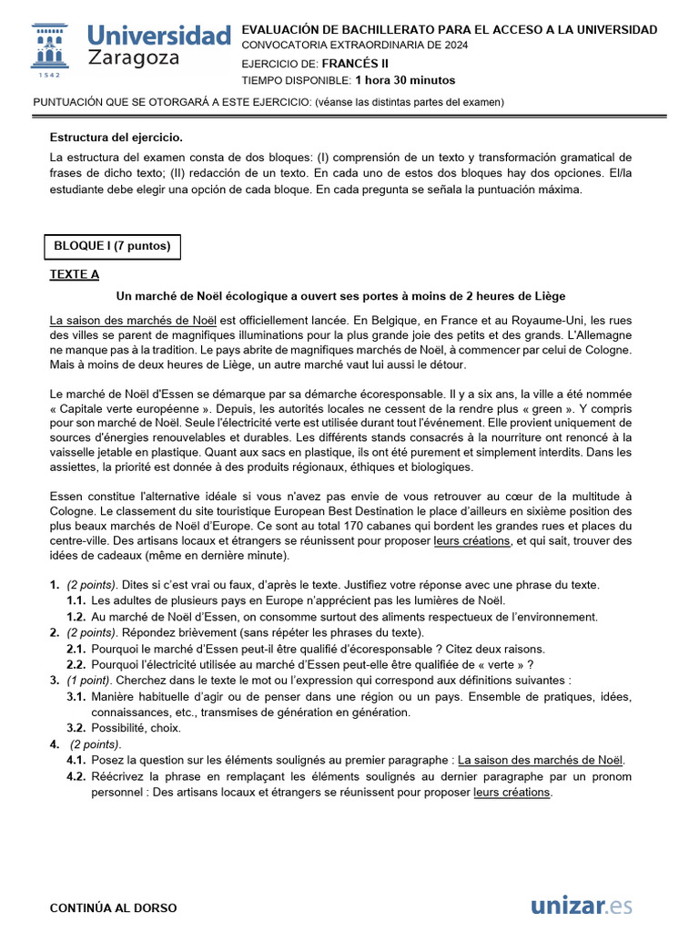 Évaluation de Français II - Bac 2024 | PDF | Dépression (psychiatrie)