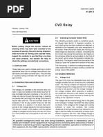 Voltage Balance Relay CFVB11B Guide | PDF | Relay | Fuse (Electrical)