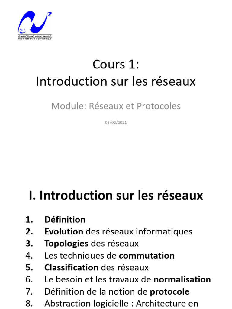 Introduction aux Réseaux et Protocoles | PDF | Topologie de réseau ...