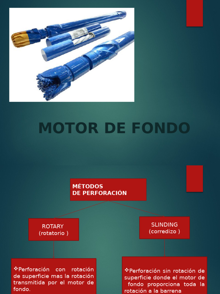 Motores de Fondo | PDF | Turbina | Perforación