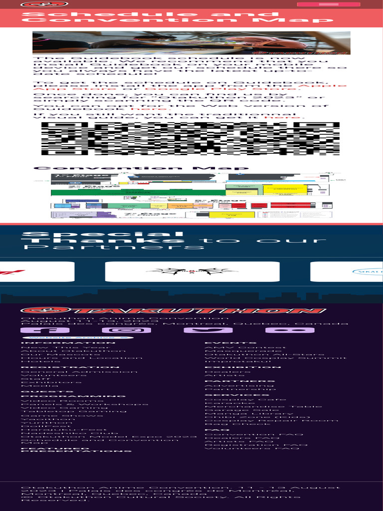 Schedule And Convention Map Otakuthon 2023 Pdf