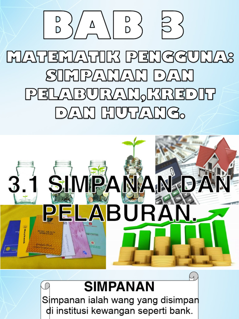 TINGKATAN 3 Matematik BAB 3 | PDF