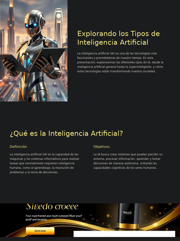 Tipos de Inteligencia Artificial y su Impacto | PDF | Inteligencia ...