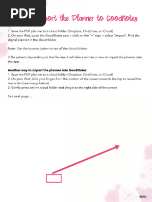 Instructions iPad