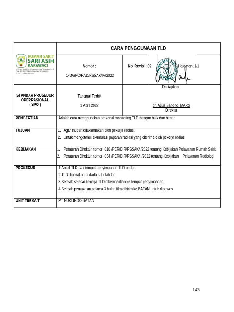 Panduan Penggunaan Alat TLD Radiologi | PDF | Sains & Matematika | Komputer