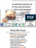 12 Environmental Science of Metals in The Environment Sources, Fate and Transport