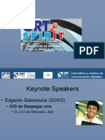 ORT SpirIT 2008. Perfil de Presentación de Los Oradores