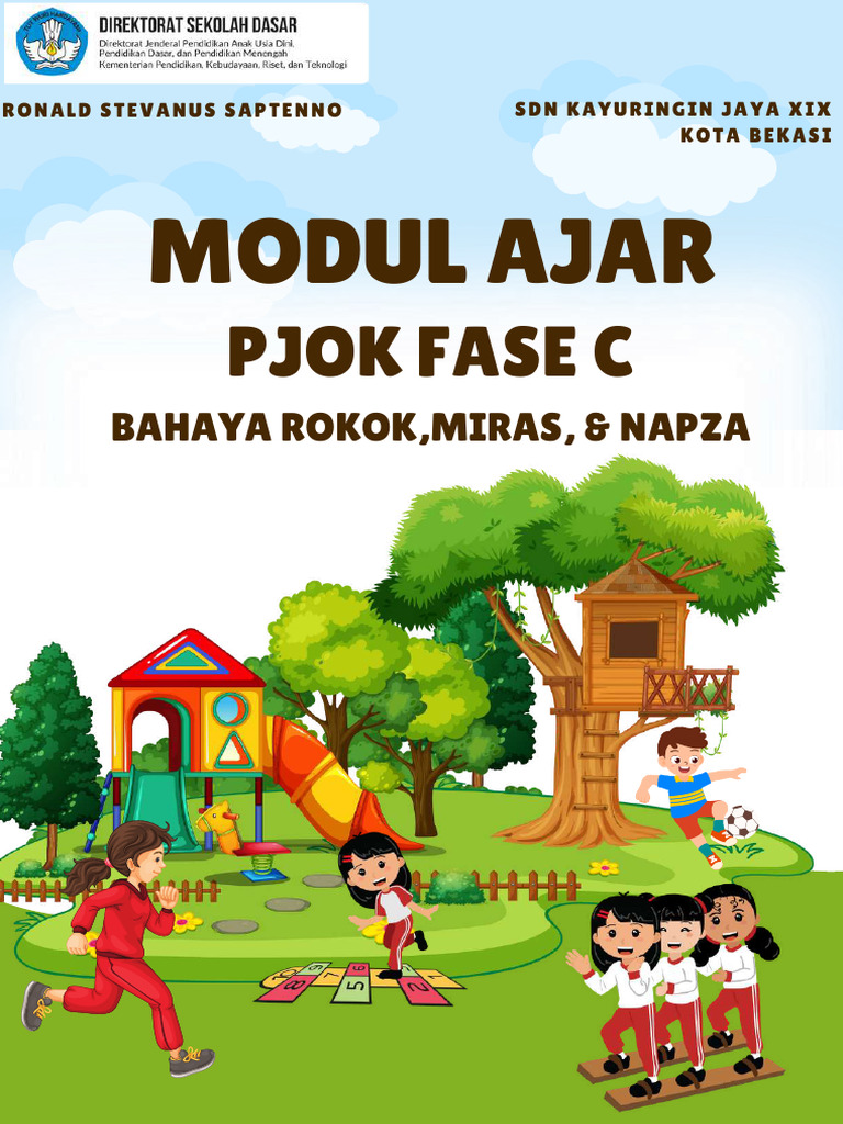 Bahaya Rokok, Miras, dan Napza SD | PDF