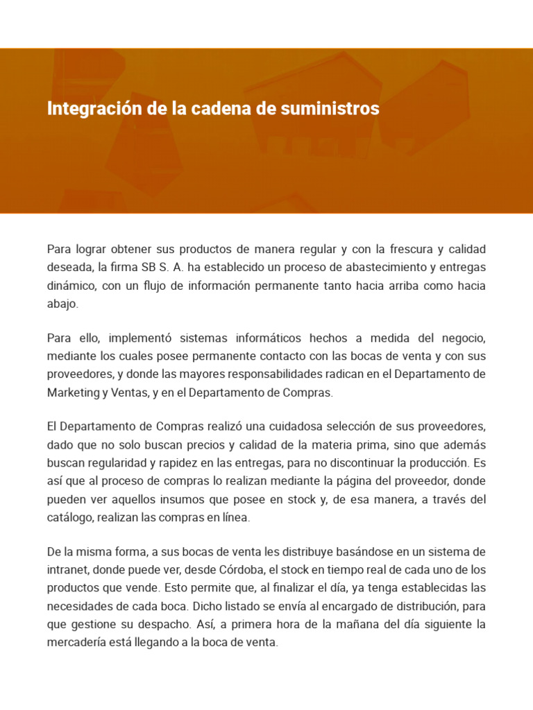 Integración Eficiente de la Cadena de Suministro | PDF | Cadena de ...