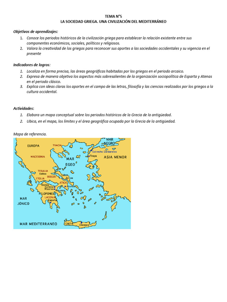 La Sociedad Griega en la Antigüedad | PDF | Antigua Grecia | Esparta