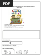 Atividades da Mala Maluca | PDF