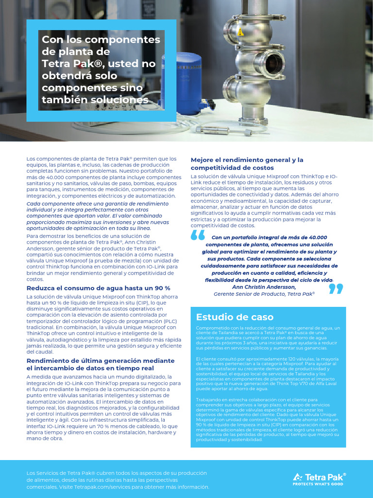 Get Solutions Not Just Components With Tetra Pak Plant Components ...