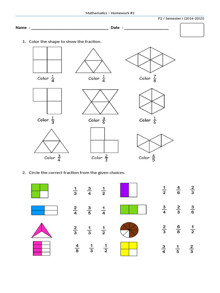 Grade 6 Math Homework Answer Key | PDF