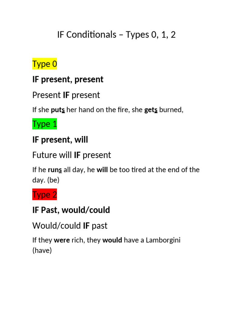 If Conditional | PDF