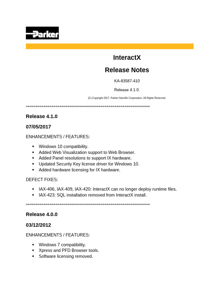 InteractX Release Notes | PDF | Databases | Visual Basic For Applications