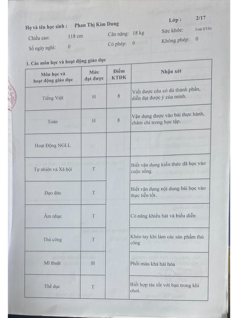 Lớp 2 Kim Dung | PDF