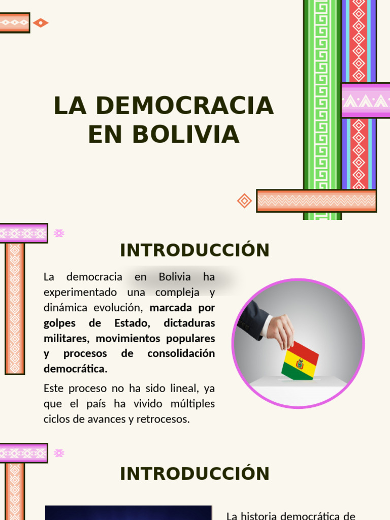 Historia de la Democracia en Bolivia | PDF | Bolivia | Democracia