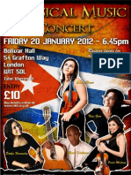 Classical Music Concert -Bolivar Hall- Cuban Fundraiser