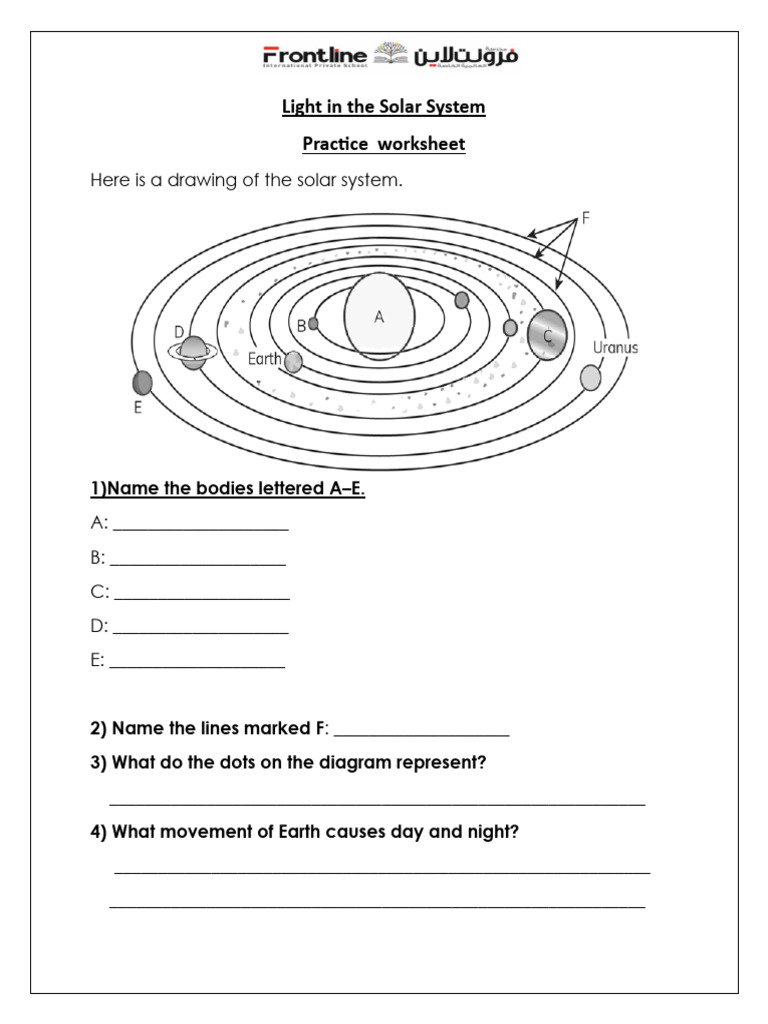 Solar System Worksheets for Kids | 10 Printable Space Pages, image size:768x1024
