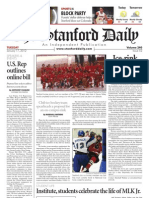 The Stanford Daily: U.S. Rep Outlines Online Bill